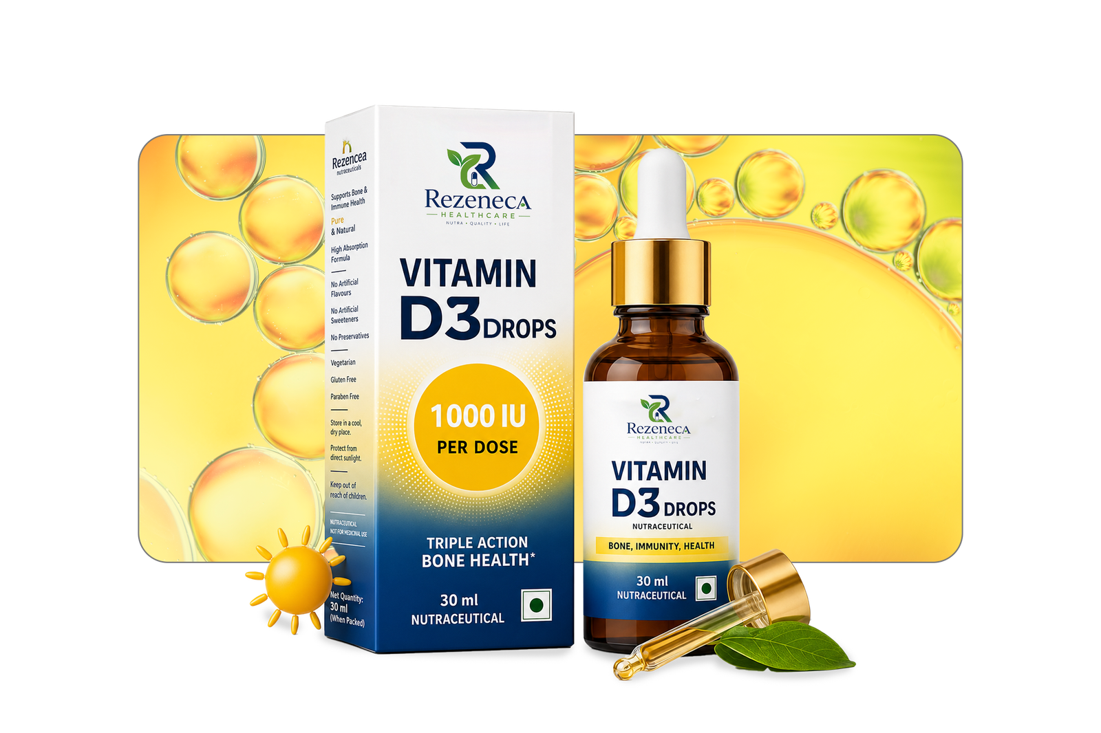 Supplements and fresh fruits